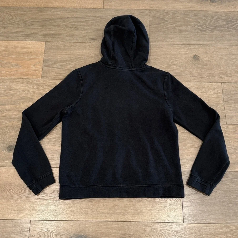 NIKE Black Sportswear Club Fleece Cotton Terry Pullover Hoodie Sweatshirt‎ Sz XL